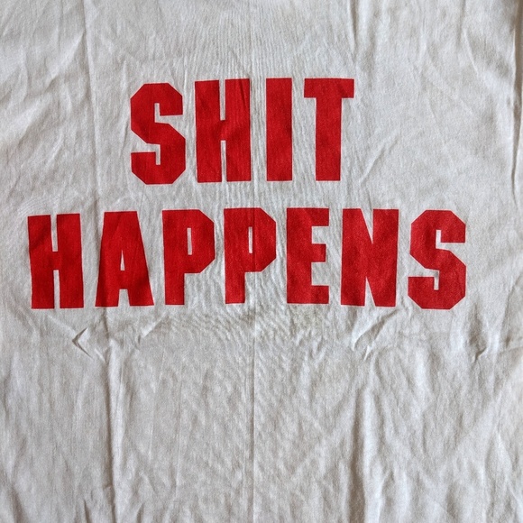 Vintage Shit Happens t-shirt - Picture 2 of 4